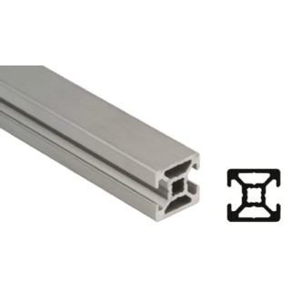 Bosch Rexroth Silver Aluminium Strut Profile 30 x 30 mm 8 mm Groove 2 m Length Series MGE 13.2 3842992399/2000