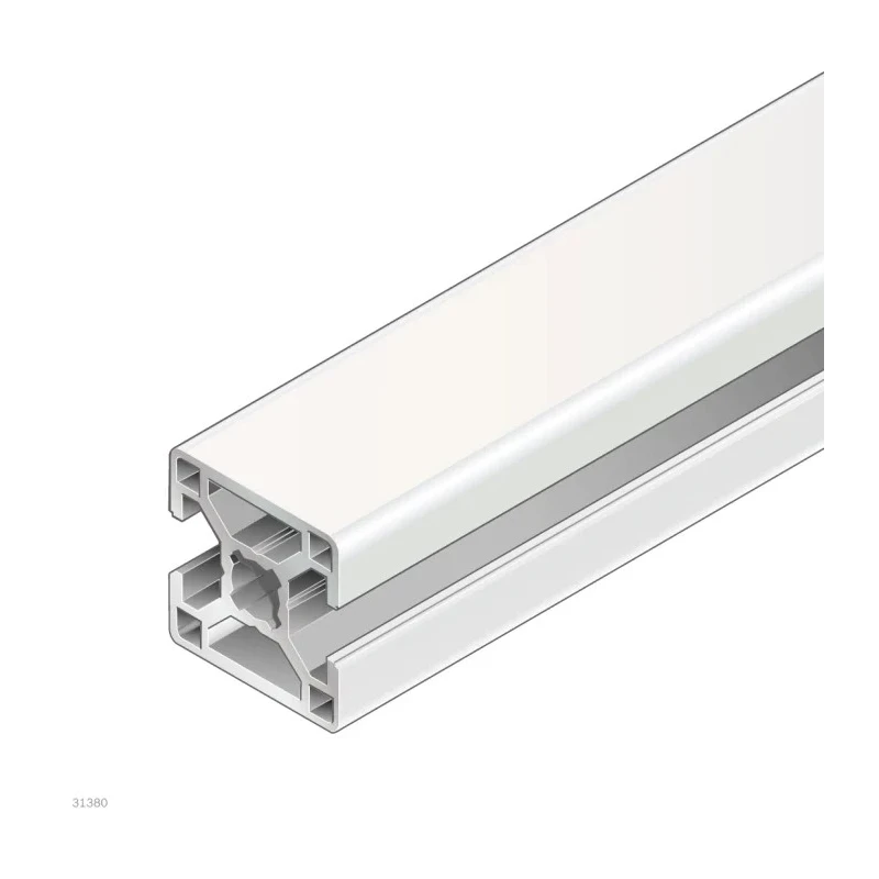 Bosch Rexroth Silver Aluminium Strut Profile 30 x 30 mm 8 mm Groove 2 m Length Series MGE 13.2 3842992399/2000