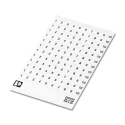 Phoenix Contact Polyester Marker Label for Use with Terminal Block 5.08mm Pitch 0804293:0001