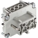 EPIC Heavy Duty Power Connector, 6 Way, 16A, 440V, PG16 Thread Size, H-BE Series 10003000+10191000