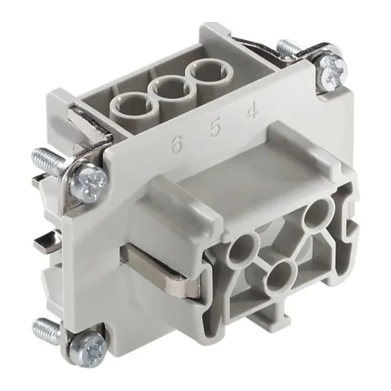 EPIC Heavy Duty Power Connector, 6 Way, 16A, 440V, PG16 Thread Size, H-BE Series 10003000+10191000