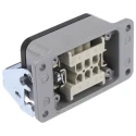 EPIC Heavy Duty Power Connector, 6 Way, 16A, 440V, PG16 Thread Size, H-BE Series 10003000+10191000