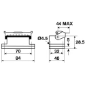 EPIC Heavy Duty Power Connector, 6 Way, 16A, 440V, PG16 Thread Size, H-BE Series 10003000+10191000
