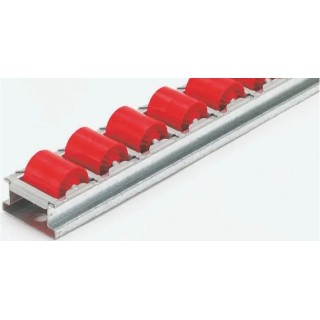 Interroll Conveyor Roller, Zinc-Plated Steel Channel, 25 mm Diameter, 26 mm Width, 2000 mm Length FLOWAY2000