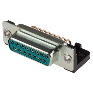 RS PRO 15 Way Right Angle Through Hole D-Sub Connector Female 482-907