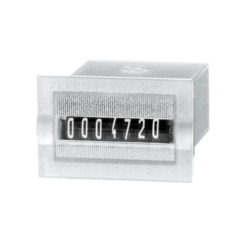 Kubler 7 Digit Analogue Counter K 47.20 Model 1.710.200.013, No Reset, CE Certified, 24VDC, Digit Height 4mm
