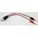 Fluke BNC Test Lead, 500V AC Voltage, 140 mm Lead Length, Red Black 3221