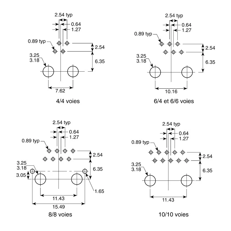 Bel-Stewart SS-64 Series RJ11 Female Modular Jack Through Hole Shielded Cat4 UTP Right Angle 1 Port 6 Way RJ11