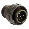 Amphenol Limited MIL Spec Circular Connector 7 Contacts Male 500V AC Brass Straight Olive Shell Size 16S 97B-3106A-16S-1P-HD