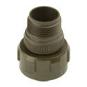 Amphenol Limited MIL Spec Circular Connector Brass Straight 6 Way Cable, 200V AC, 13A, Olive Drab 97B-3106A-14S-6S-HD