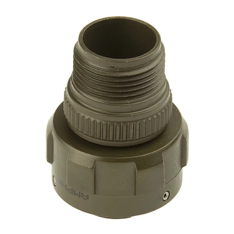 Amphenol Limited MIL Spec Circular Connector Brass Straight 6 Way Cable, 200V AC, 13A, Olive Drab 97B-3106A-14S-6S-HD