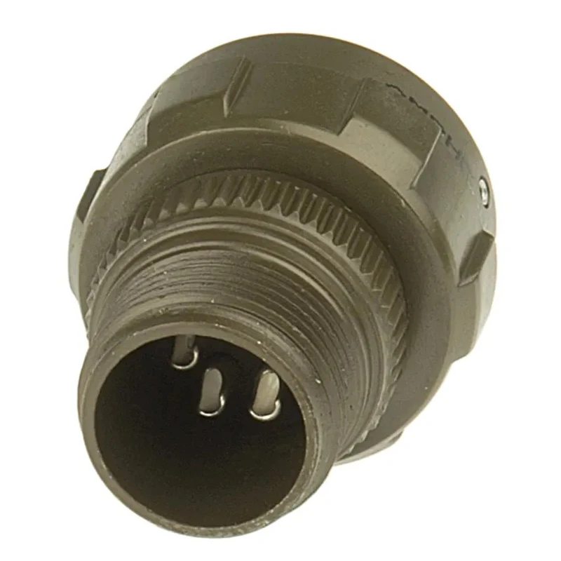 Amphenol Limited MIL Spec Circular Connector Brass Straight 6 Way Cable, 200V AC, 13A, Olive Drab 97B-3106A-14S-6S-HD