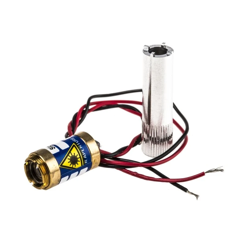 Global Laser Sigma Continuous Wave Red Laser Module 3 mW Ellipse Emission Pattern 3.5-5 V 5001-20-000