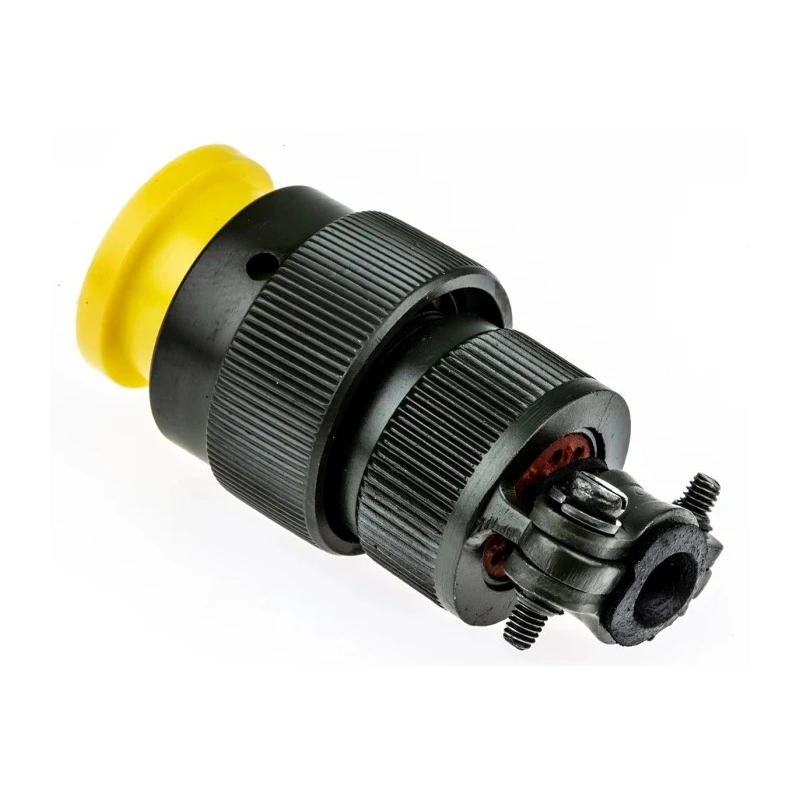 Amphenol Limited Brass Straight 10 Way Cable MIL Spec Circular Connector Male Olive Female Contacts Shell 62GB-16F12-10SN