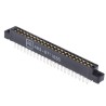 Cinch CARDCON Series Straight Edge Connector, 44-Contacts, 3.96 mm Pitch, 2 Row, Solder Termination BA000060000E000