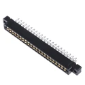 Cinch CARDCON Series Straight Edge Connector, 44-Contacts, 3.96 mm Pitch, 2 Row, Solder Termination BA000060000E000