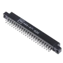 Cinch CARDCON Series Straight Edge Connector, 44-Contacts, 3.96 mm Pitch, 2 Row, Solder Termination BA000060000E000