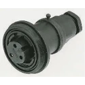 Bulgin Standard Buccaneer Series Circular Connector 3 Contacts In-Line Screw Termination Socket Female IP68 250V 12A 