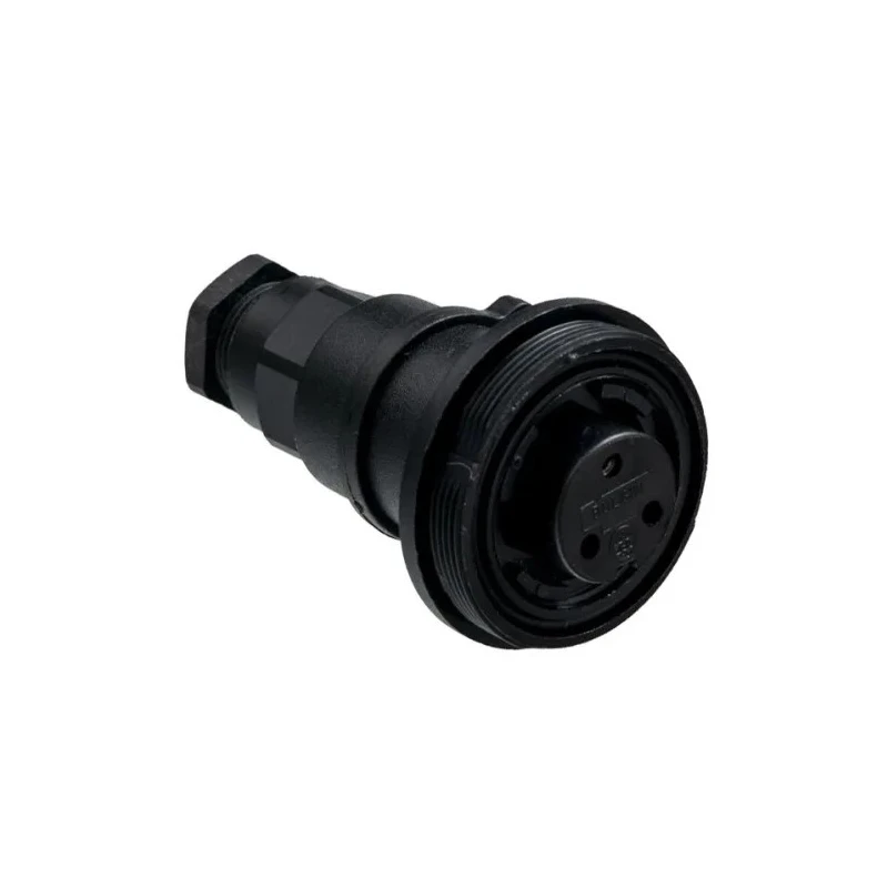 Bulgin Standard Buccaneer Series Circular Connector 3 Contacts In-Line Screw Termination Socket Female IP68 250V 12A 