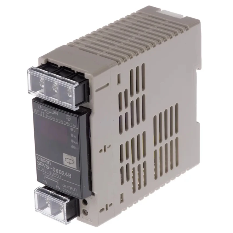 Omron Switched Mode DIN Rail Power Supply 24V DC, 2.5A Output, 60W Power, AC Input 85-264V, Model S8VS