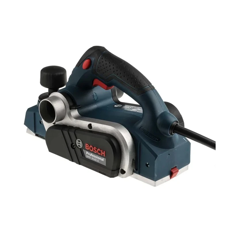 Bosch Corded 240V 710 W Brushed Motor Wood Planer with 2.6mm Cutting Depth, 82mm Cutting Width 06015A4370