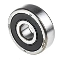 SKF Single Row Deep Groove Ball Bearing 10 mm ID, 30 mm OD, 9 mm Width, Sheet Metal Cage, Sealed 6200-2RSH