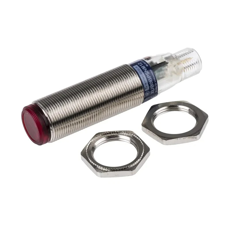 Telemecanique Sensors Through Beam Photoelectric Sensor, Barrel Style, Infrared, 120 mm to 15 m Detection Range XUB0BPSNM12