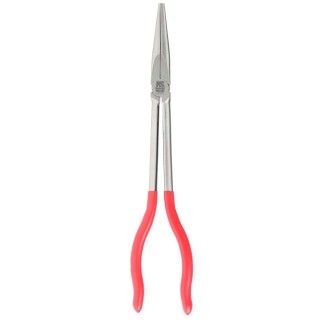 RS PRO 1-Piece Long Nose Plier 279mm Overall Length 90mm Jaw Carbon Steel PVC Handle 444-4050