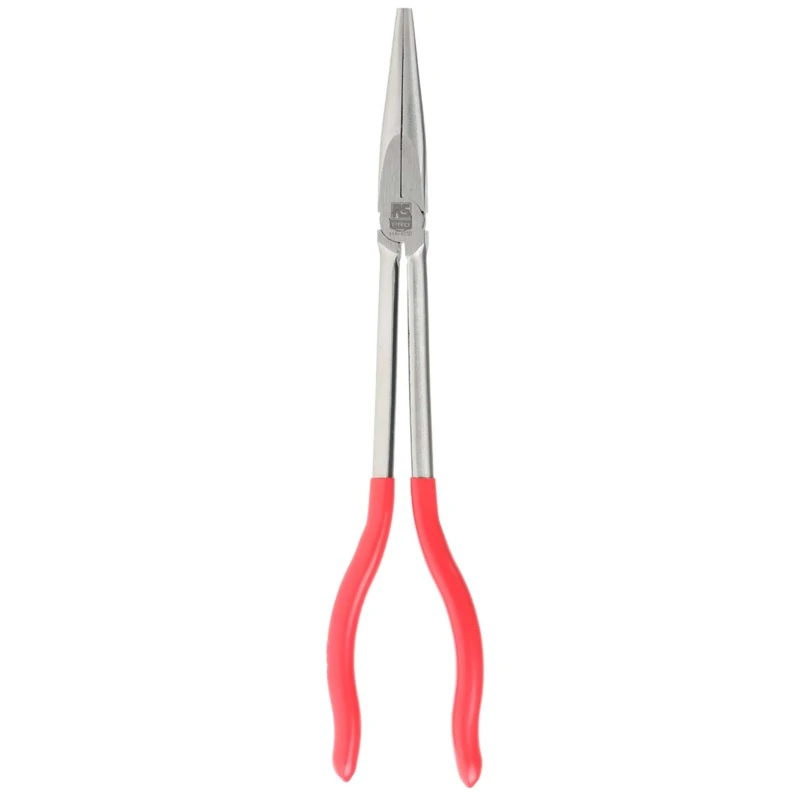 RS PRO 1-Piece Long Nose Plier 279mm Overall Length 90mm Jaw Carbon Steel PVC Handle 444-4050