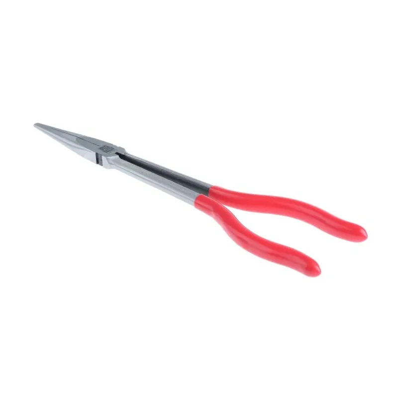 RS PRO 1-Piece Long Nose Plier 279mm Overall Length 90mm Jaw Carbon Steel PVC Handle 444-4050
