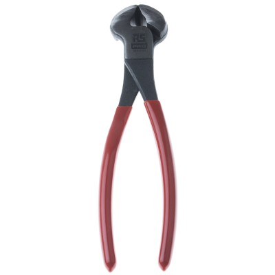 RS PRO 183mm End Nipper 2 mm Cutting Capacity Chrome Vanadium Steel Jaw PVC Handle 444-4123