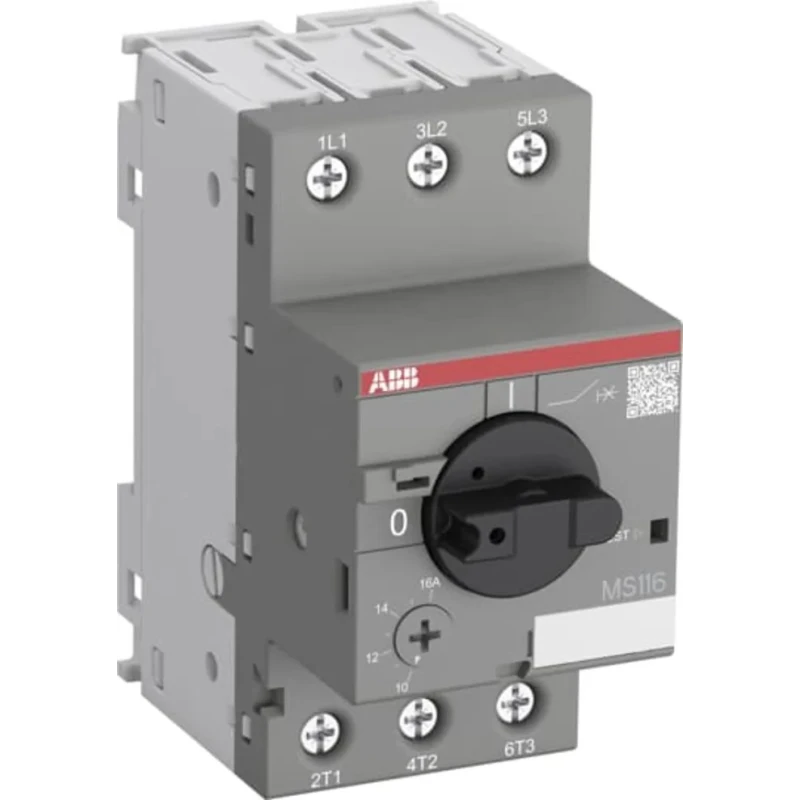 ABB Motor Protection Circuit Breaker 2.5A, 690V AC, 3 Poles, IP10/IP20, -25°C to 70°C MS116