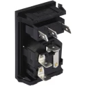 Bulgin C14 Straight Snap-in IEC Connector 250V 10A Fuse Size 5 x 20 mm BZV01/Z0000/02