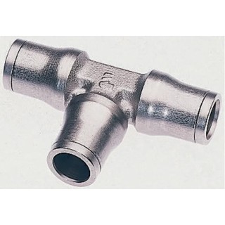 Legris Pneumatic Equal Tee Push-in Fitting Nickel Plated Brass 10 mm LF3600 