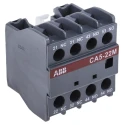 ABB Auxiliary Contact 4 Contact 2 NC/2 NO CA5 Front Mount Screw Terminals 6 A 24 V dc 230 V ac 1SBN010040R1122 - CA5-22M