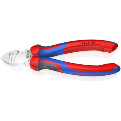 Knipex Side Cutting Stripper 1.5 to 2.5 mm², Comfort Grip Insulated Handle, Chrome Vanadium Steel, 160mm 14 25 160