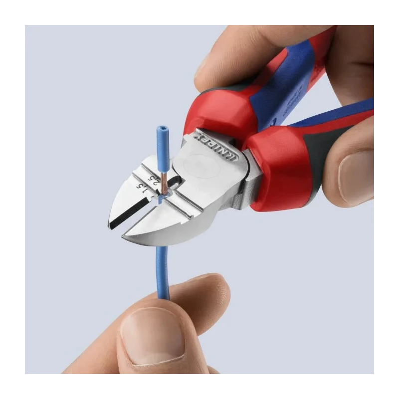 Knipex Side Cutting Stripper 1.5 to 2.5 mm², Comfort Grip Insulated Handle, Chrome Vanadium Steel, 160mm 14 25 160