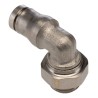 Legris Pneumatic Fitting LF3600 Series Male 1/8 in G Threaded-to-Tube Nickel Plated Brass 120°C 20 bar LF3600
