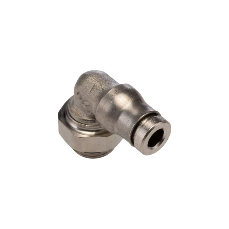 Legris Pneumatic Fitting LF3600 Series Male 1/8 in G Threaded-to-Tube Nickel Plated Brass 120°C 20 bar LF3600