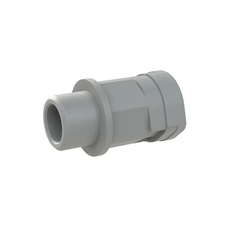 PMA Industrial Polyamide 6 Conduit Fitting NW12 Nominal Size M16 Thread Grey IP66 Rated 