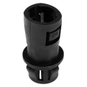 Adaptaflex Nickel Plated Brass Conduit Fitting, 16 mm Nominal Size, M20 Thread, Polyamide 66, Black, IP66 Rated AL16/KM20/A
