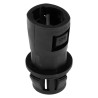 Adaptaflex Nickel Plated Brass Conduit Fitting, 16 mm Nominal Size, M20 Thread, Polyamide 66, Black, IP66 Rated AL16/KM20/A