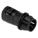 Adaptaflex Nickel Plated Brass Conduit Fitting, 16 mm Nominal Size, M20 Thread, Polyamide 66, Black, IP66 Rated AL16/KM20/A