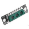 FCT from Molex 3 Way Straight Panel Mount D-Sub Connector Female 1000V, 5A, Steel Housing FM3W3S-K121 / 1727040032