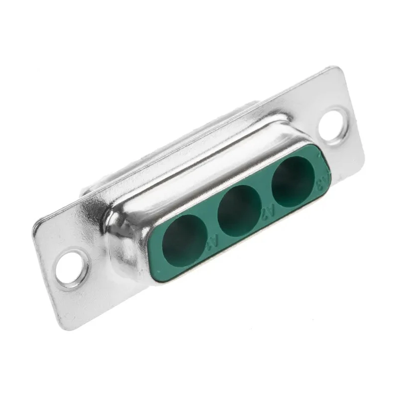 FCT from Molex 3 Way Straight Panel Mount D-Sub Connector Female 1000V, 5A, Steel Housing FM3W3S-K121 / 1727040032