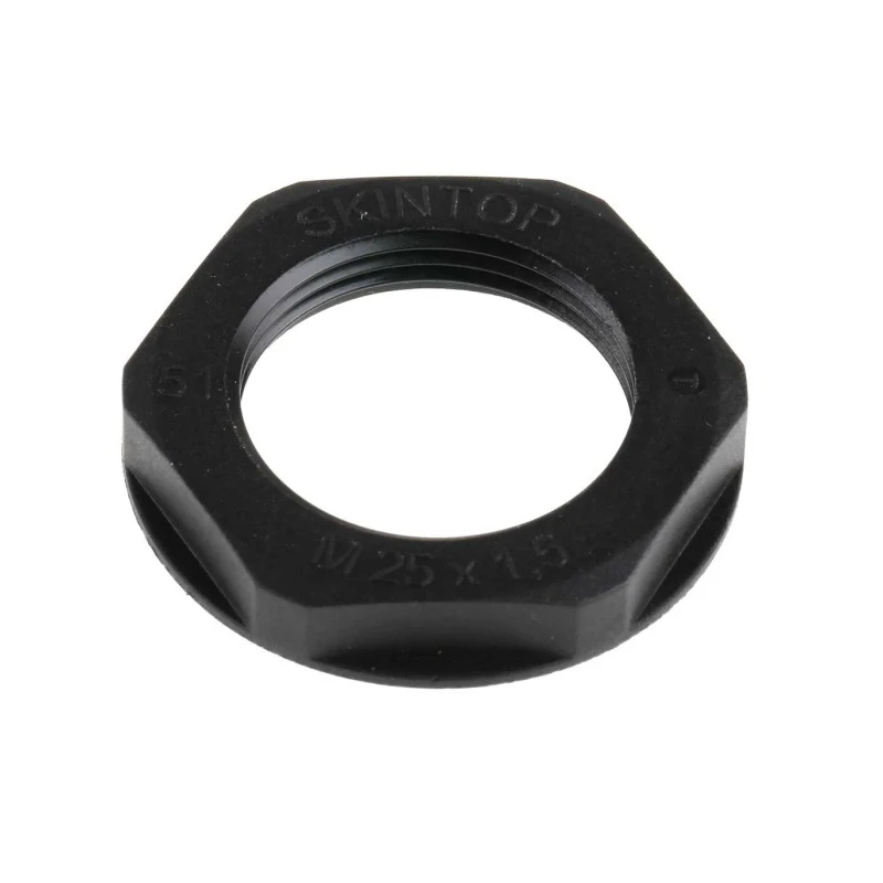 Lapp Black Fibreglass Reinforced Polyamide Cable Gland Locknut M25 Thread IP68 53119130