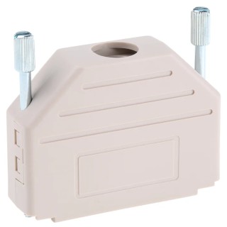 MH Connectors MHDPPK-SLIM Series Polyamide Straight D-Sub Backshell, 25 Way Strain Relief MHDPPK25-LG-K