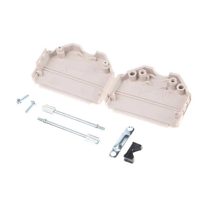 MH Connectors MHDPPK-SLIM Series Polyamide Straight D-Sub Backshell, 25 Way Strain Relief MHDPPK25-LG-K
