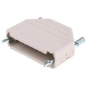 MH Connectors MHDPPK-SLIM Series Polyamide Straight D-Sub Backshell, 25 Way Strain Relief MHDPPK25-LG-K
