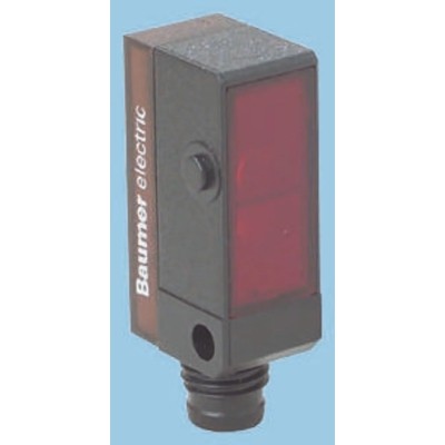 Baumer Diffuse Photoelectric Sensor Block Sensor 5 mm to 200 mm Detection Range PNP Output IP67 FZDK 10P5101/S35A